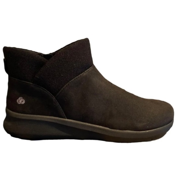 Clarks cloudsteppers black boots 8 - Picture 1 of 5
